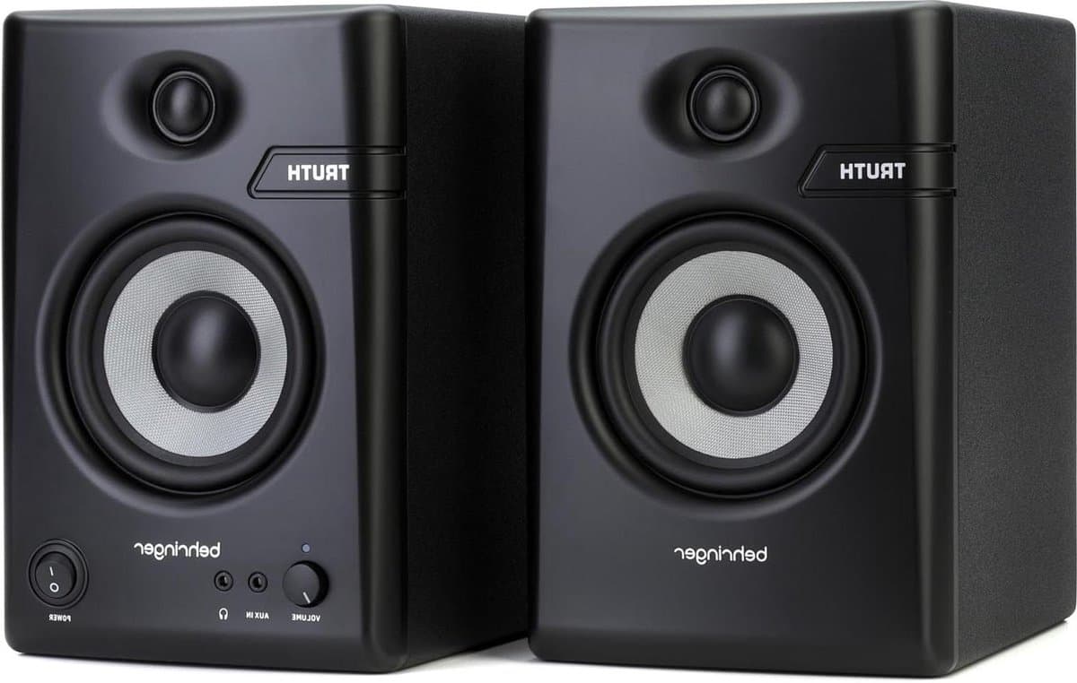 Studiomonitoren - Luidsprekers - Muziek Luisteren - Bluetooth Connectiviteit - 45 inch - Zwart