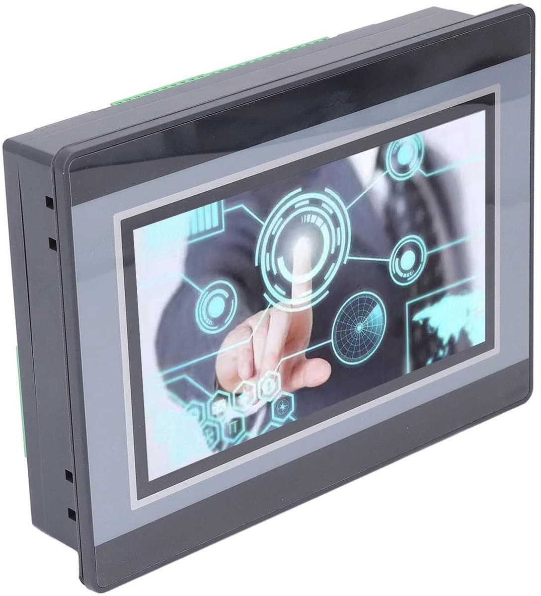 Dailygoods- Aanraakscherm 7 Inch TFT LCD - HMI PLC All-in-One - Eenvoudige Installatie - 32 bit ARM9-processor - 128M NAND FLASH-geheugen - Duurzaam Touchscreen - Industriële Monitor
