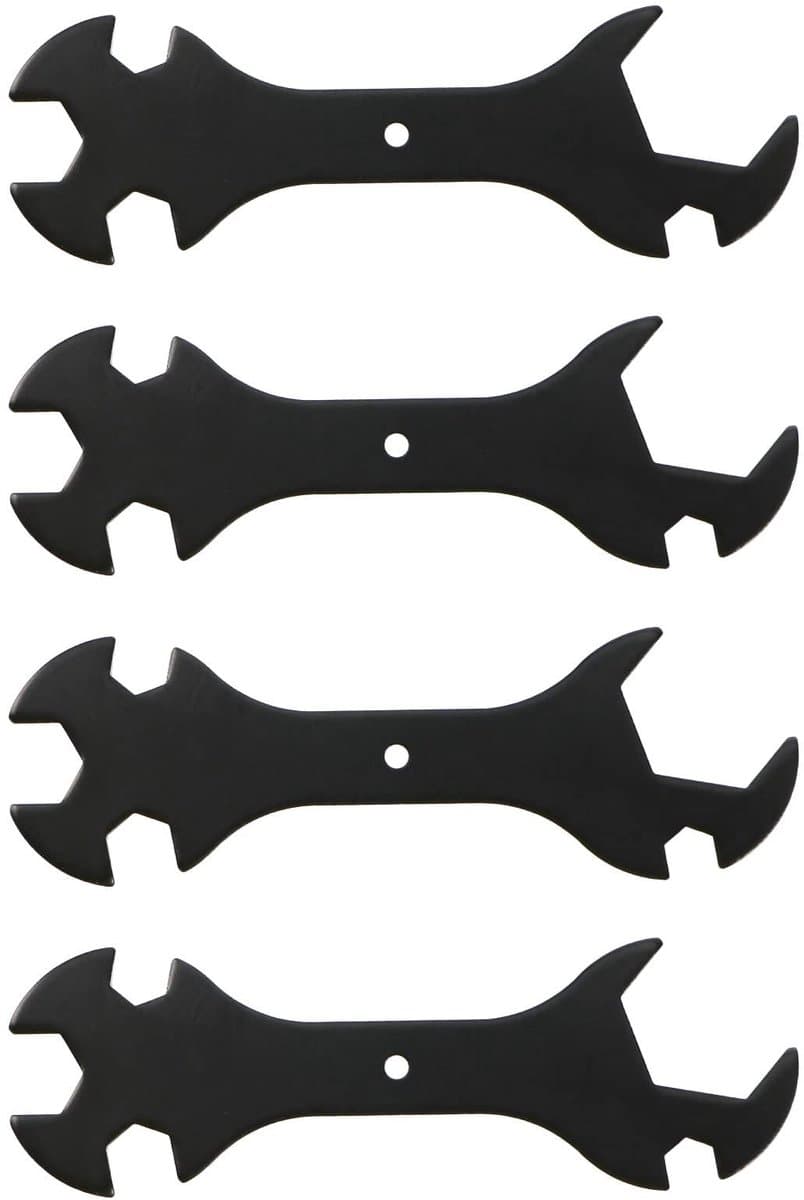 Dailygoody - 3D Printer Sleutels - Multifunctionele Spanner Kit - Zwart - Gereedschap voor 3D Printers - 5 in 1 Nozzle Tool - Geschikt voor V6 MK