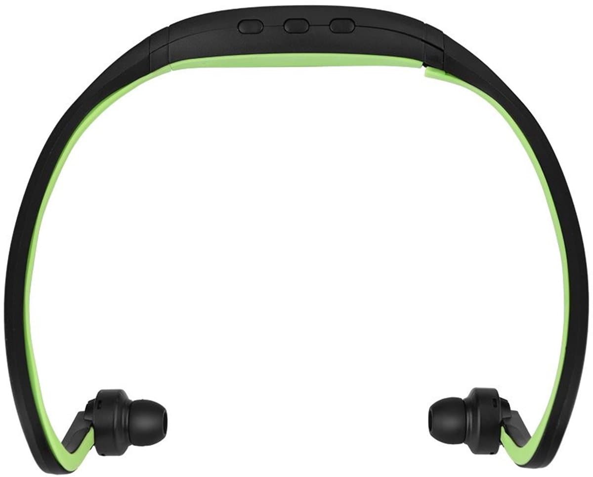 Dailygoody - Bluetooth headset - Draadloze hoofdtelefoon - Nekband ontwerp - Groen - Stereo geluidskwaliteit - Geschikt voor sporters - Comfortabel en.