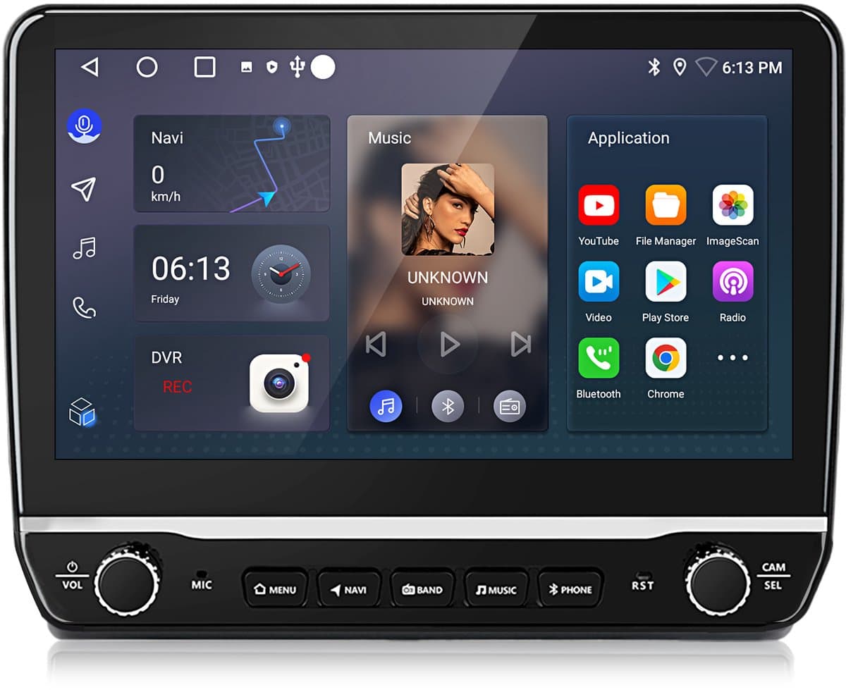 JUNSUN Autoradio - Geschikt voor Fiat Ducato Citroen Jumper Peugeot Boxer, - Android 15 - 10.1''- 1+32 GB - Draadloze Carplay & Android Auto - GPS Navi & SWC & BT & Wifi