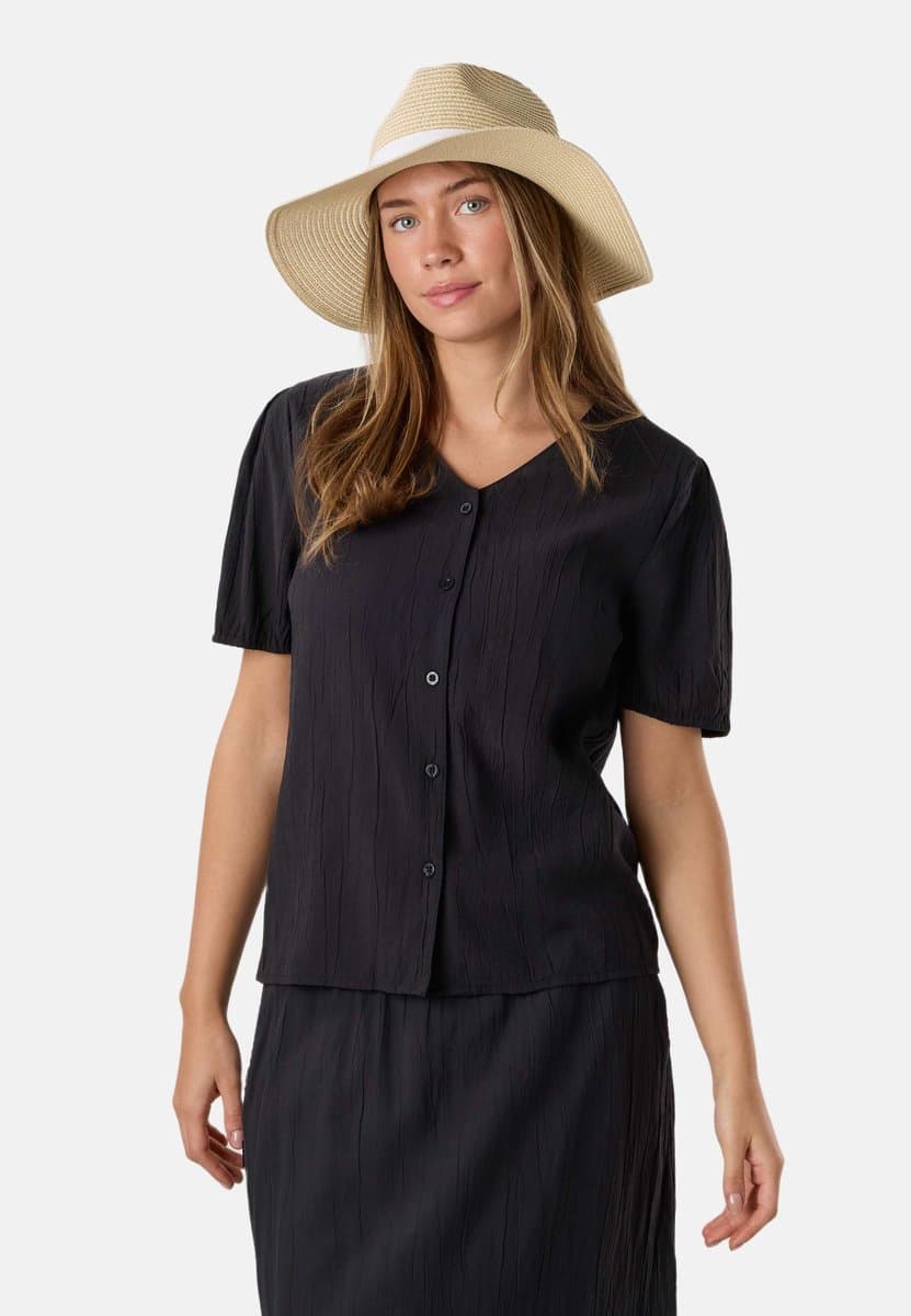 Seaside Savannah Crinkle Blouse – Damesblouse – Maat 44