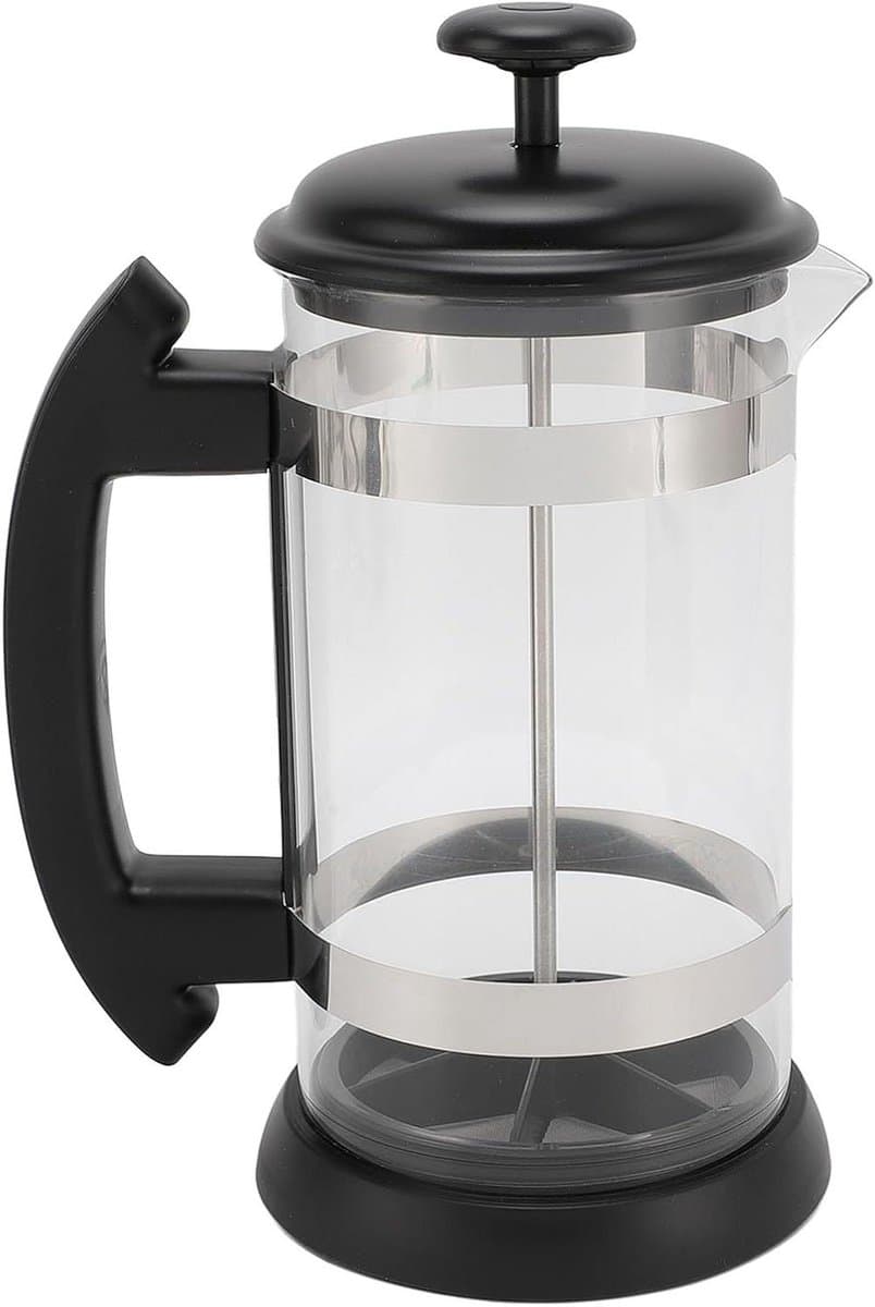 Theebrouwer Koffiezetapparaat - Franse Pers Cafetière - Koffie en Thee Zetten - Grote Capaciteit - 1000 ml - Transparant