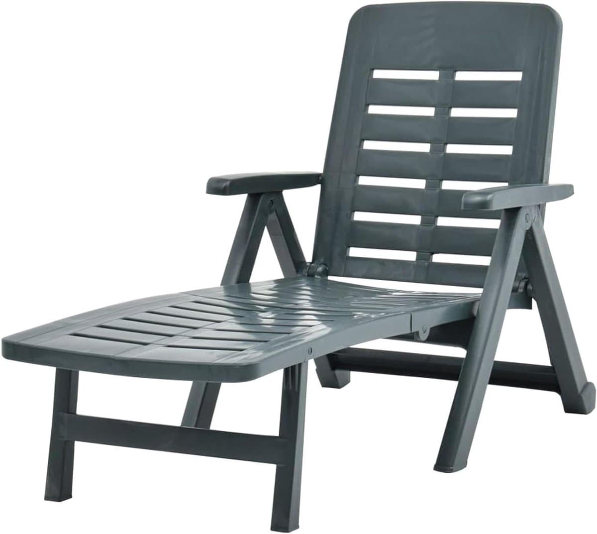 Opvouwbare ligstoel - Zonnebed buiten - Ontspannen in de tuin - Verstelbare rugleuning - 89 x 73 x 14 cm