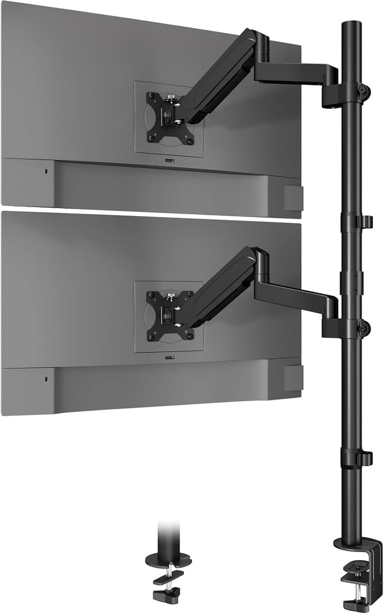 Monitor Arm 2 Schermen - Beeldscherm Standaard - Monitorhouder - schermbeugel