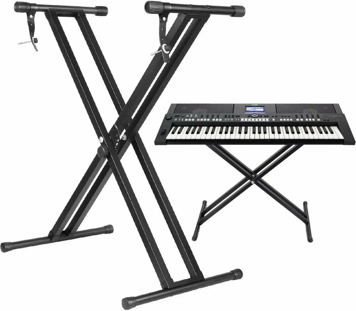 Mygroot - Keyboardframe - Keyboard - Piano standaard - Dubbel X frame.