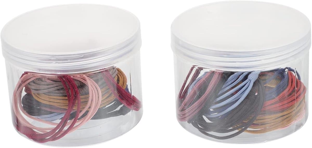 Haarbanden Set - Haartouwtjes Elastisch - Dagelijks Gebruik - Comfortabel en Duurzaam - 5.8cm Diameter - Mix Kleuren