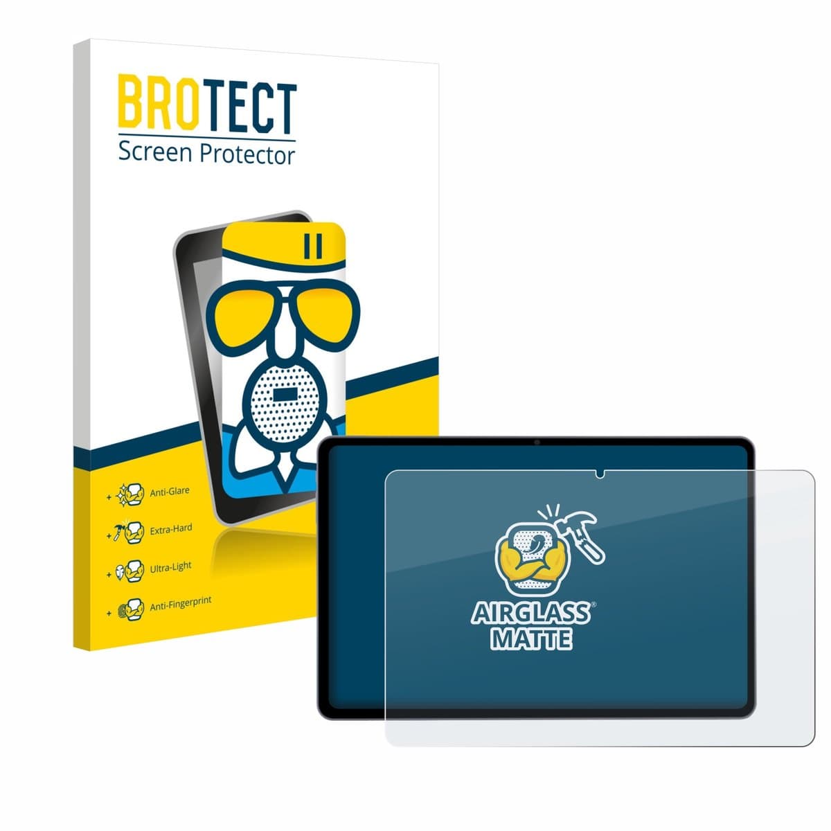BROTECT - Screenprotector voor Acepad HIGH Tablet 12" - Folie Beschermfolie Beschermglas matte