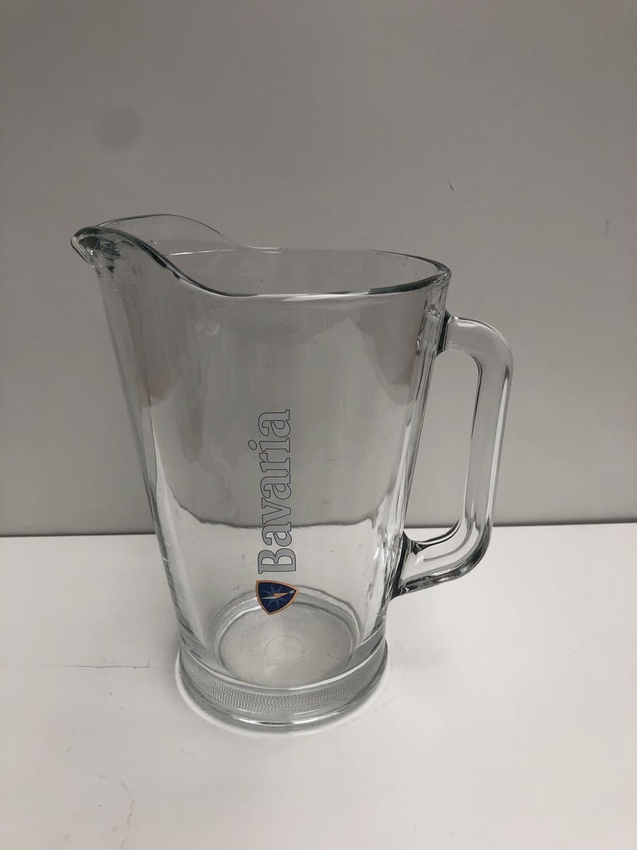 Bavaria pitcher 1.8L glas schenkkan bierkan bierpitcher glaskan glaspitcher