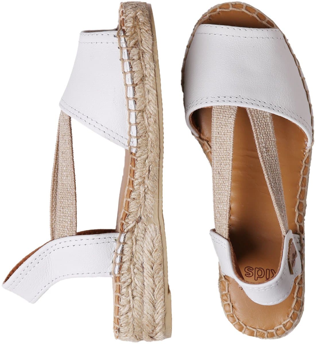 Toni Pons Eli Kids Espadrilles - Wit - Maat 28