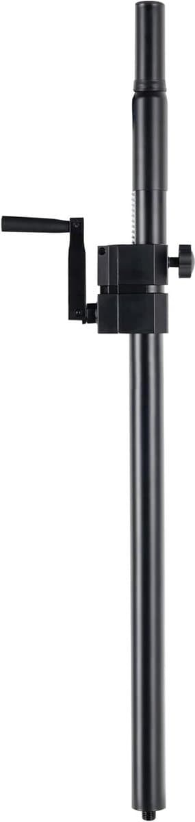 In hoogte verstelbare speakerstang M20 met zwengel 95-148 cm voor subwoofer montage