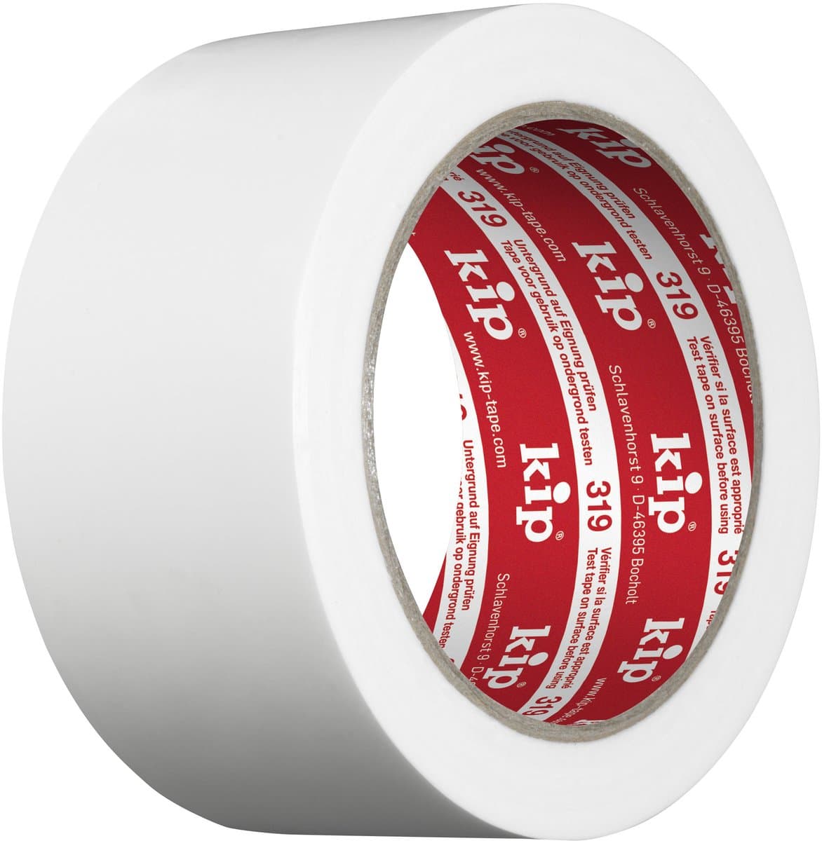 Kip - PE-Beschermband - Wit - 50mmx33m - Zeer elastische afplaktape voor stuc- en pleisterwerk binnen en buiten - Vormstabiel en ongevoelig voor water en zuren - Ideaal voor kunststof ondergronden - Temperatuurbestendig -40°C tot 60°C