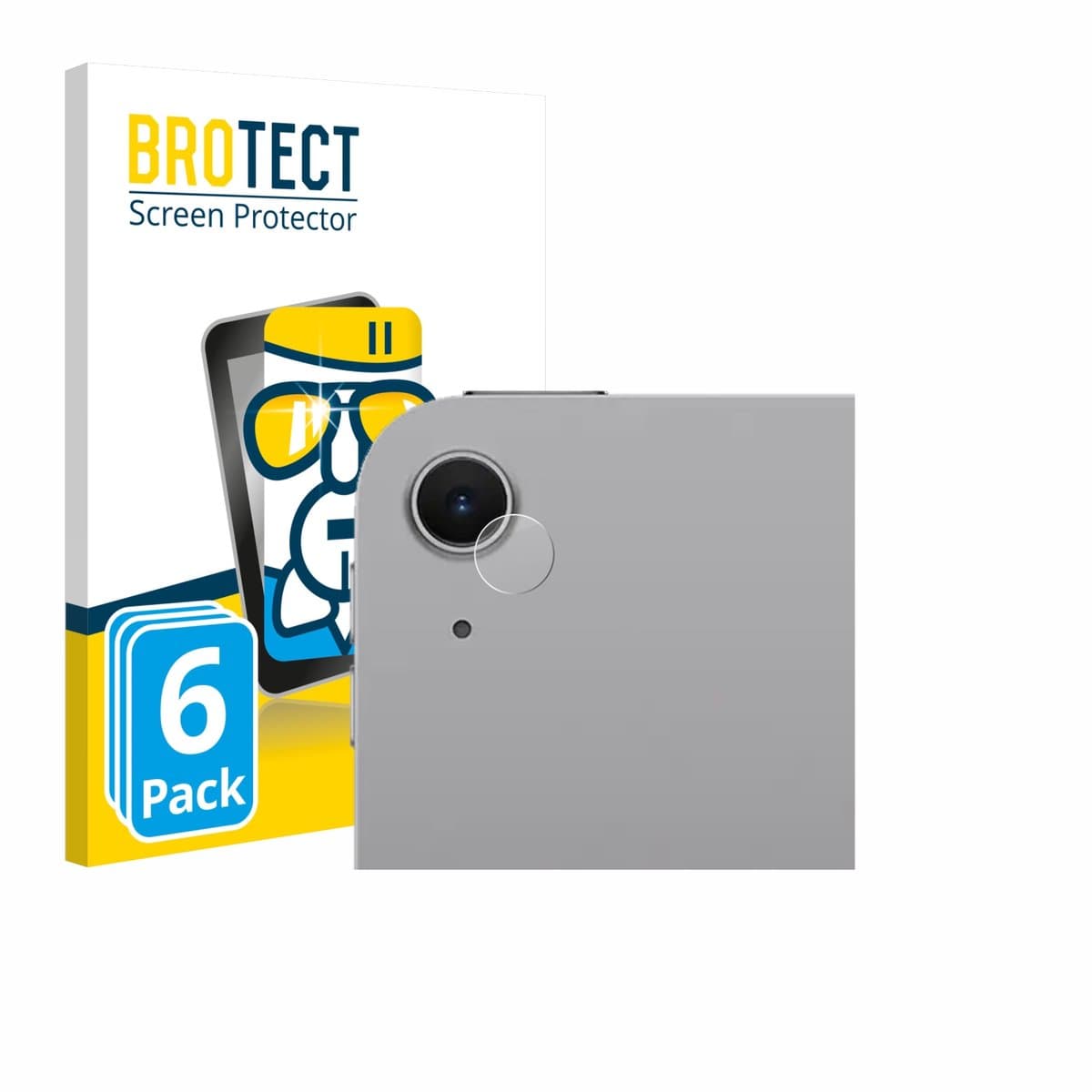 Screenprotector 6 Stuks voor Apple iPad Air 11" M4 2026 (ALLEEN Camera Lens) Beschermglas transparant