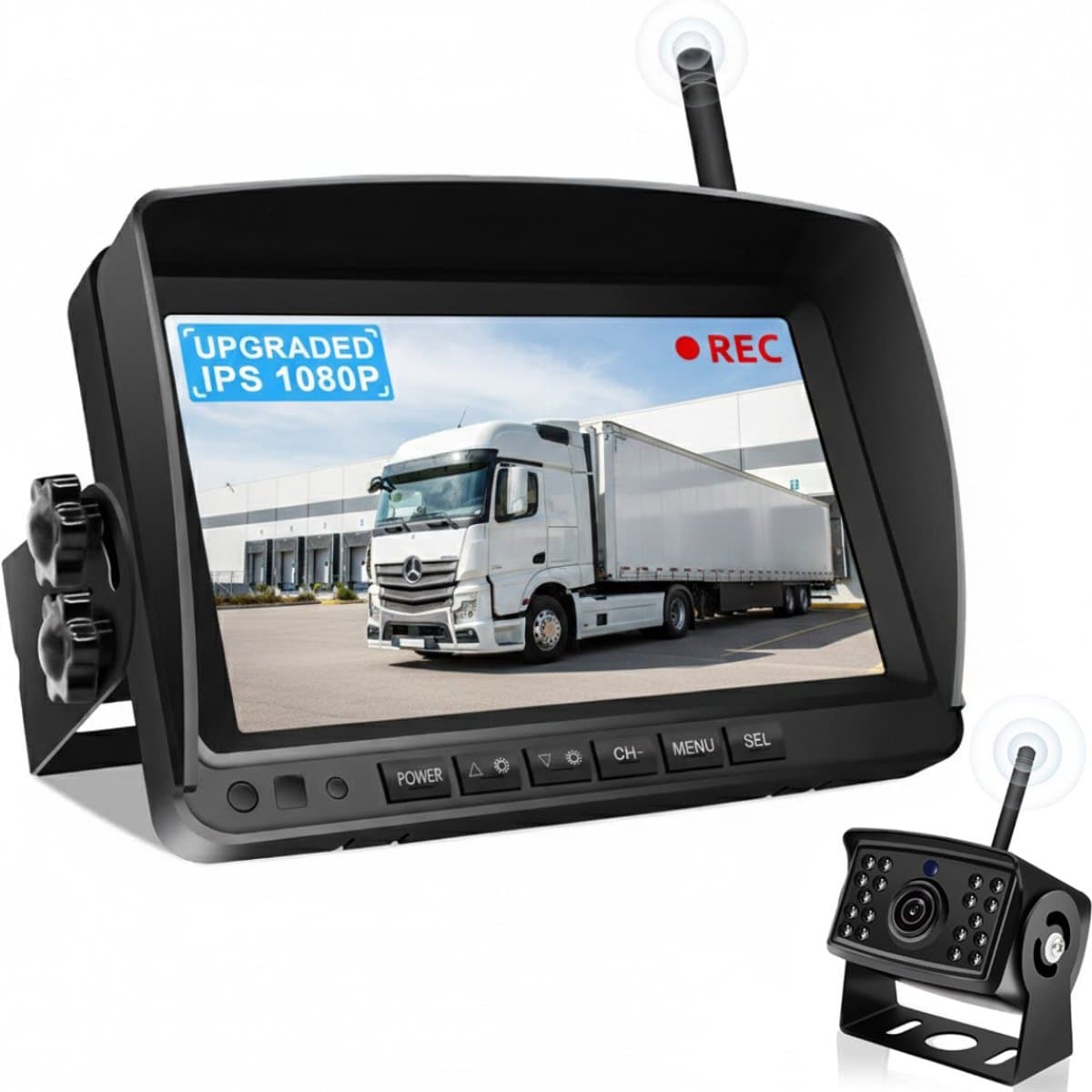 NBAP® Achteruitrijcamera - Dashcam - Parkeersensoren Parkeerhulp -Zwart