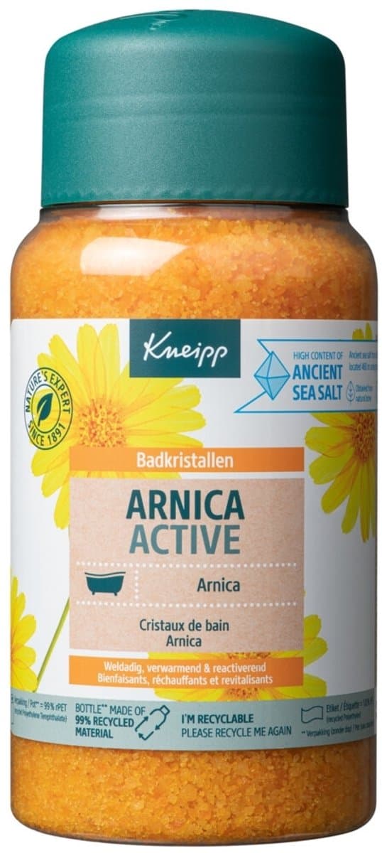 Kneipp - Badzout - Badkristallen - Muscle Relaxation - Arnica - 600 g - 1 stuk