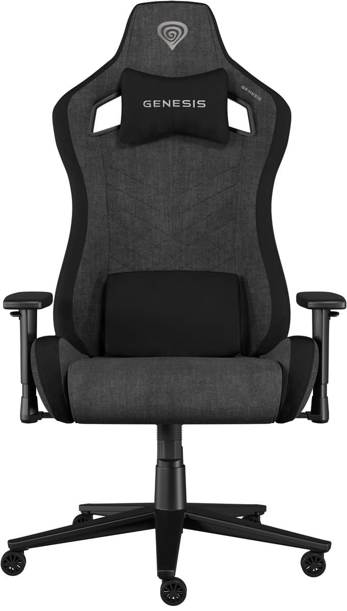GENESIS NITRO 660 - Gaming stoel - 150 kg - Padded seat - 160 cm - 195 cm - Zwart/Grijs