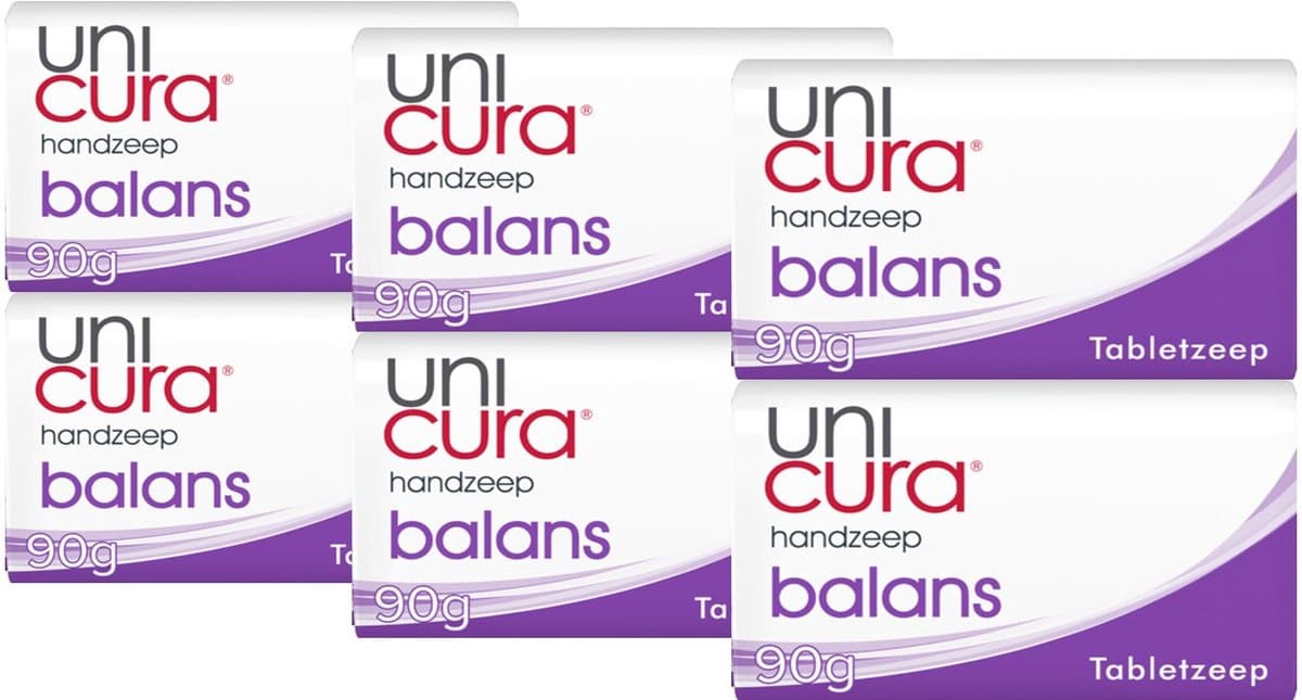 Unicura Balance Zeeptablet - Anti-bacterieel - 3 x 2x90G - Voordeelverpakking