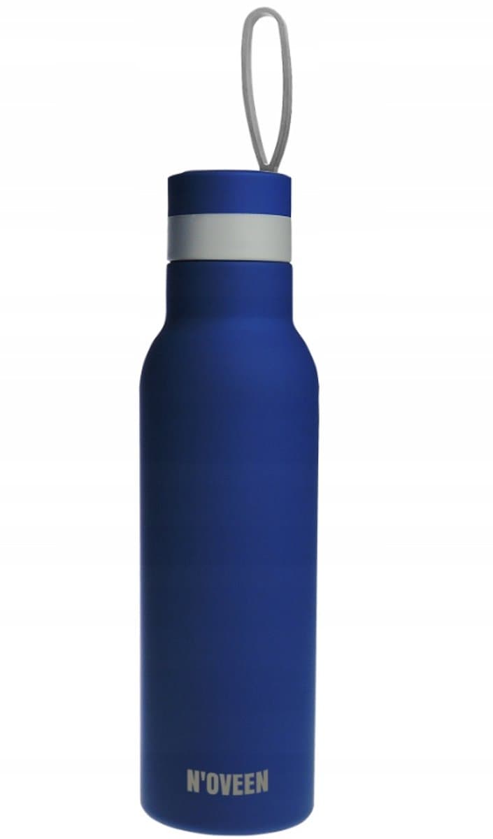 N'oveen Thermos Fles 500ml Blauw - Houdt Drankjes Warm/Koud