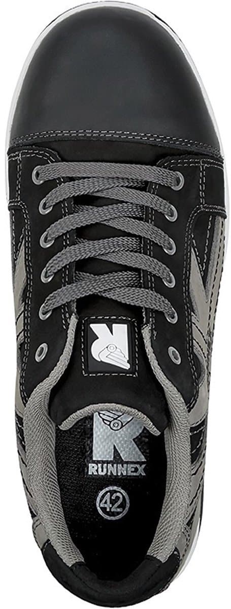 RUNNEX S3-veiligheidsitalb -schoen SportStar Zwart/Grijs