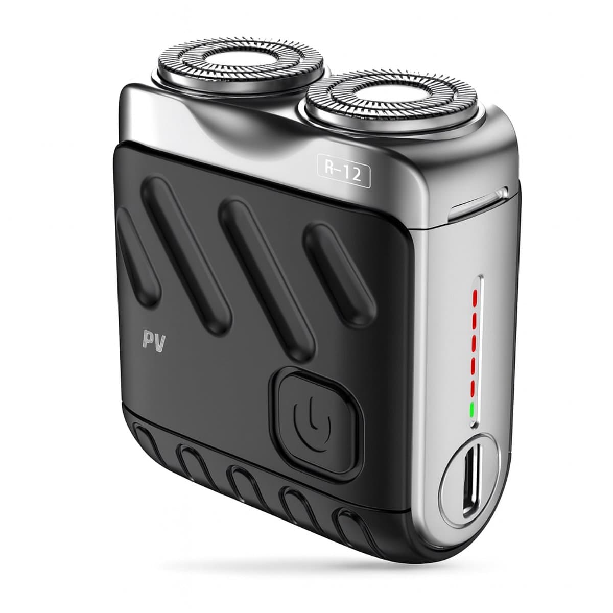 PureVolt Mini Elektrisch Scheerapparaat voor Mannen – USB Oplaadbare Travel Shaver & Baardtrimmer – Compact, Wasbaar & Draagbaar – Ideaal voor Reizen
