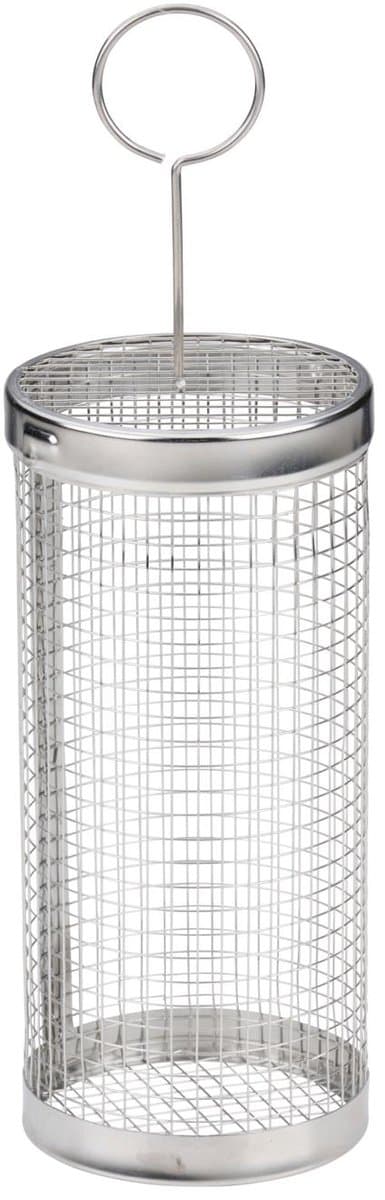 Alpina BBQ grillmandset - 2 stuks, RVS, zilver
