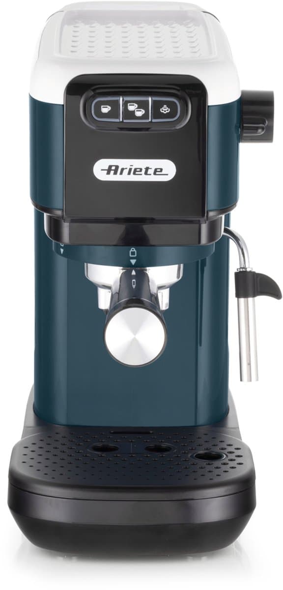 Ariete 1399/11 - Smart Slim Coffee - slank design - voor gemalen koffie & koffiepads - kleur snow white