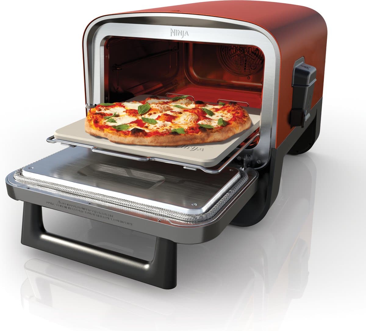 Ninja Woodfire-buitenoven, pizzamaker en barbecue-rookoven OO101EU