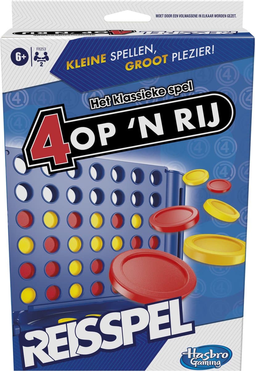 Vier op 'n Rij - Reisspel - Hasbro Gaming