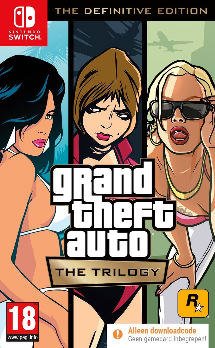 GTA Trilogy - Nintendo Switch - Code in a box