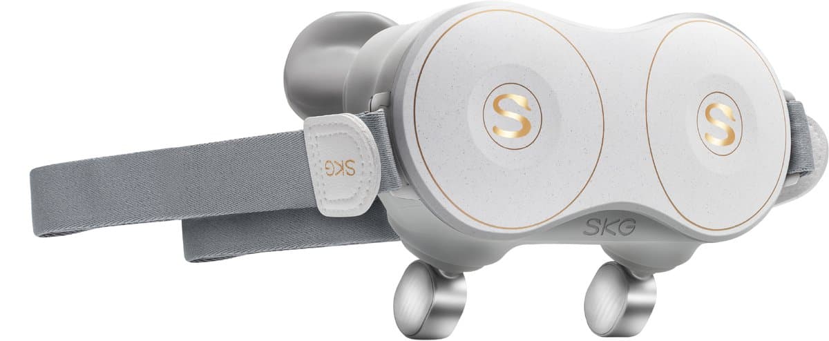 SKG - Shiatsu nek- en schoudermassager - Met warmte, Rode-Lichttherapie & 4 Modi - H7-E - Wit