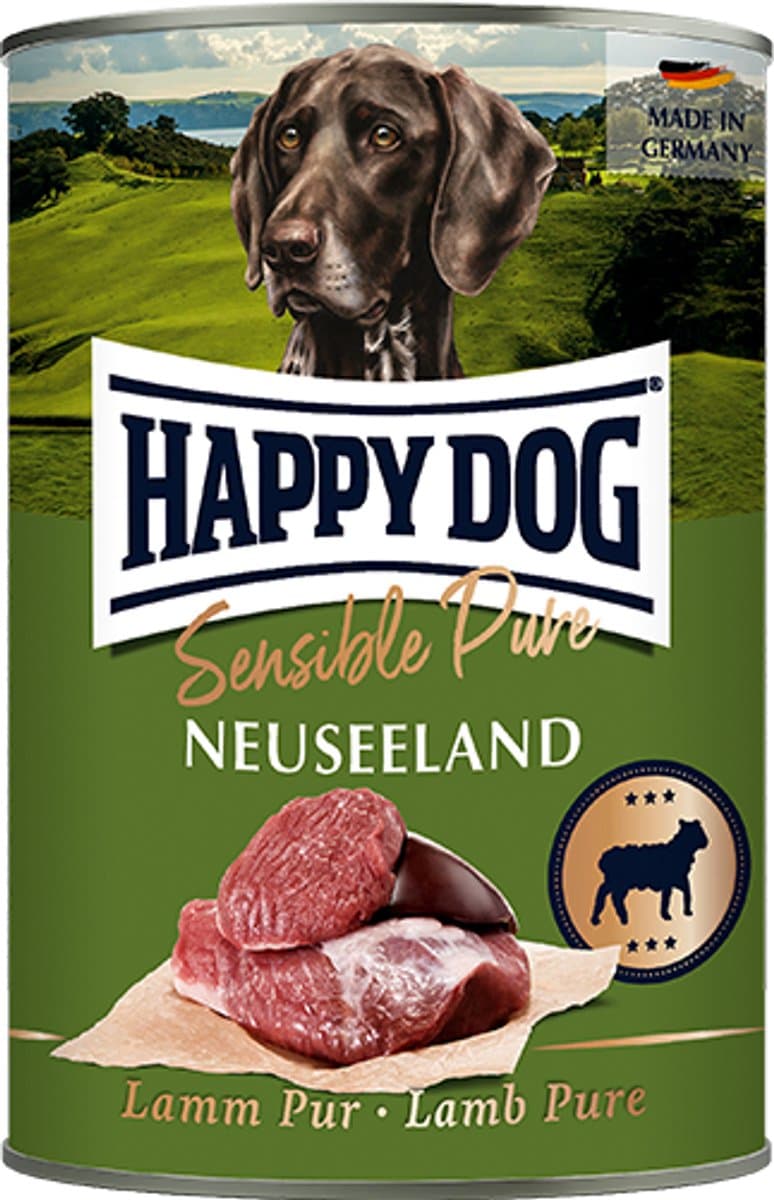 Happy Dog Sensible Pure Neuseeland - Lam - 6 x 800 g - Lamsvlees voor je hond