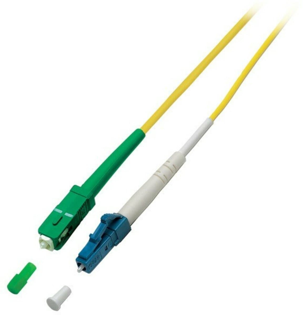 Danicom OS2 simplex glasvezel kabel SC/APC-LC 7m
