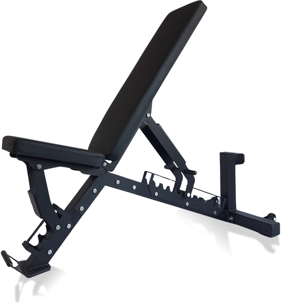 Prival Verstelbare Halterbank - Fitnessbank – Incline / Flat / Decline – Krachttraining - Max. 350 kg Belastbaar