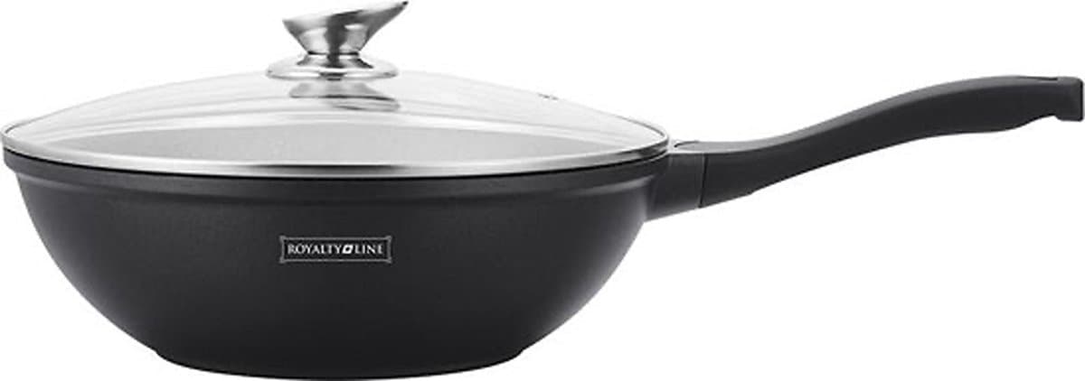 luxe Wokpan - Marmeren Coating - 30cm