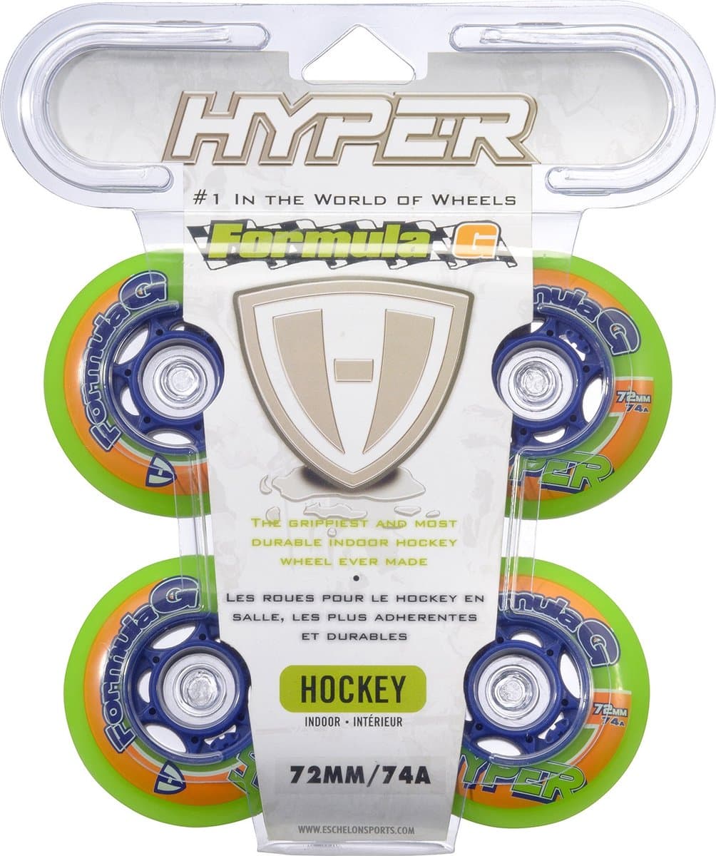 Indoor 72 MM (74A) skate wieltjes Hyper Formula G Era 4 pack