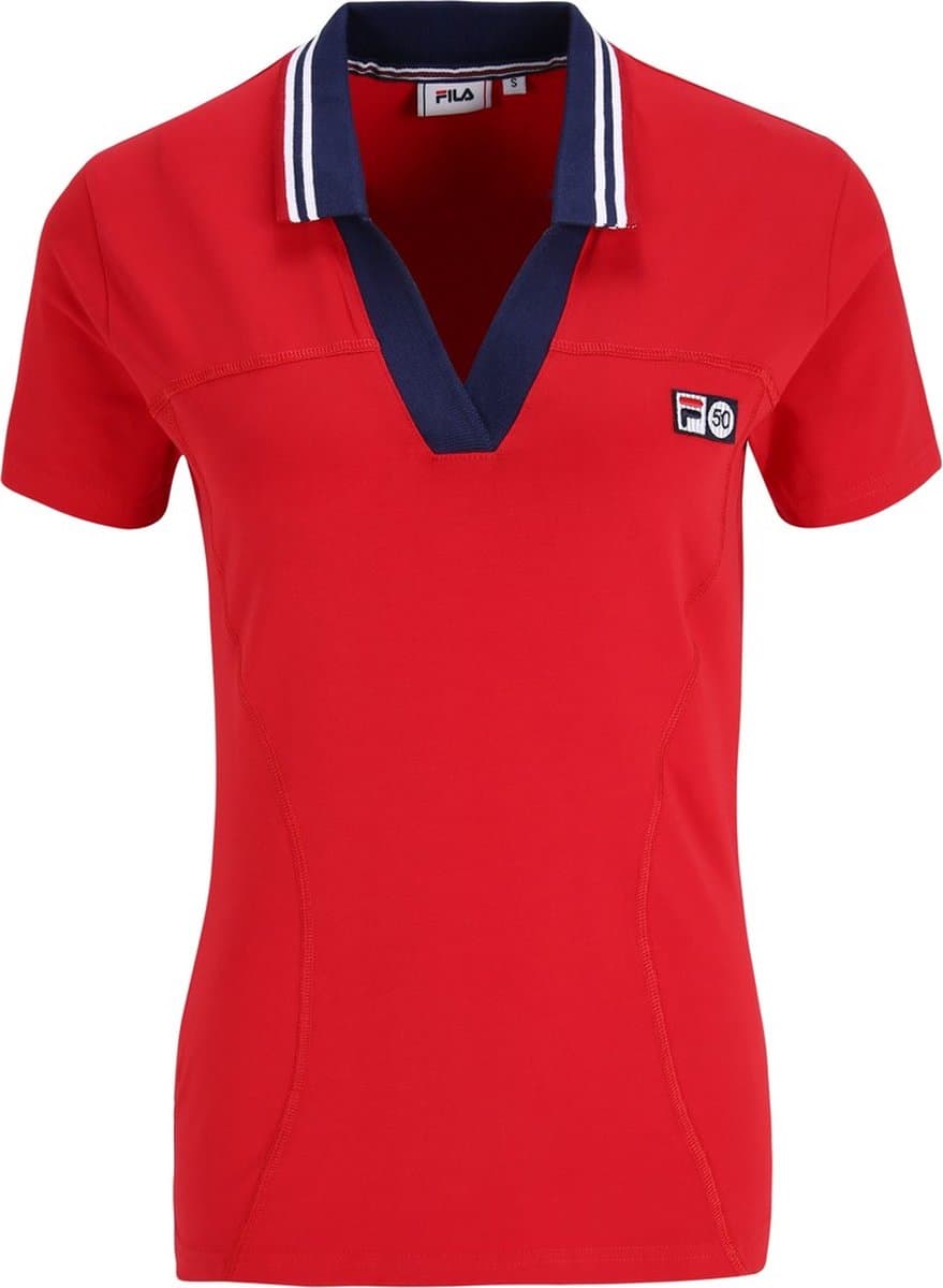 Fila dames-poloshirt met korte mouwen Zapel Polo Shirt True Red