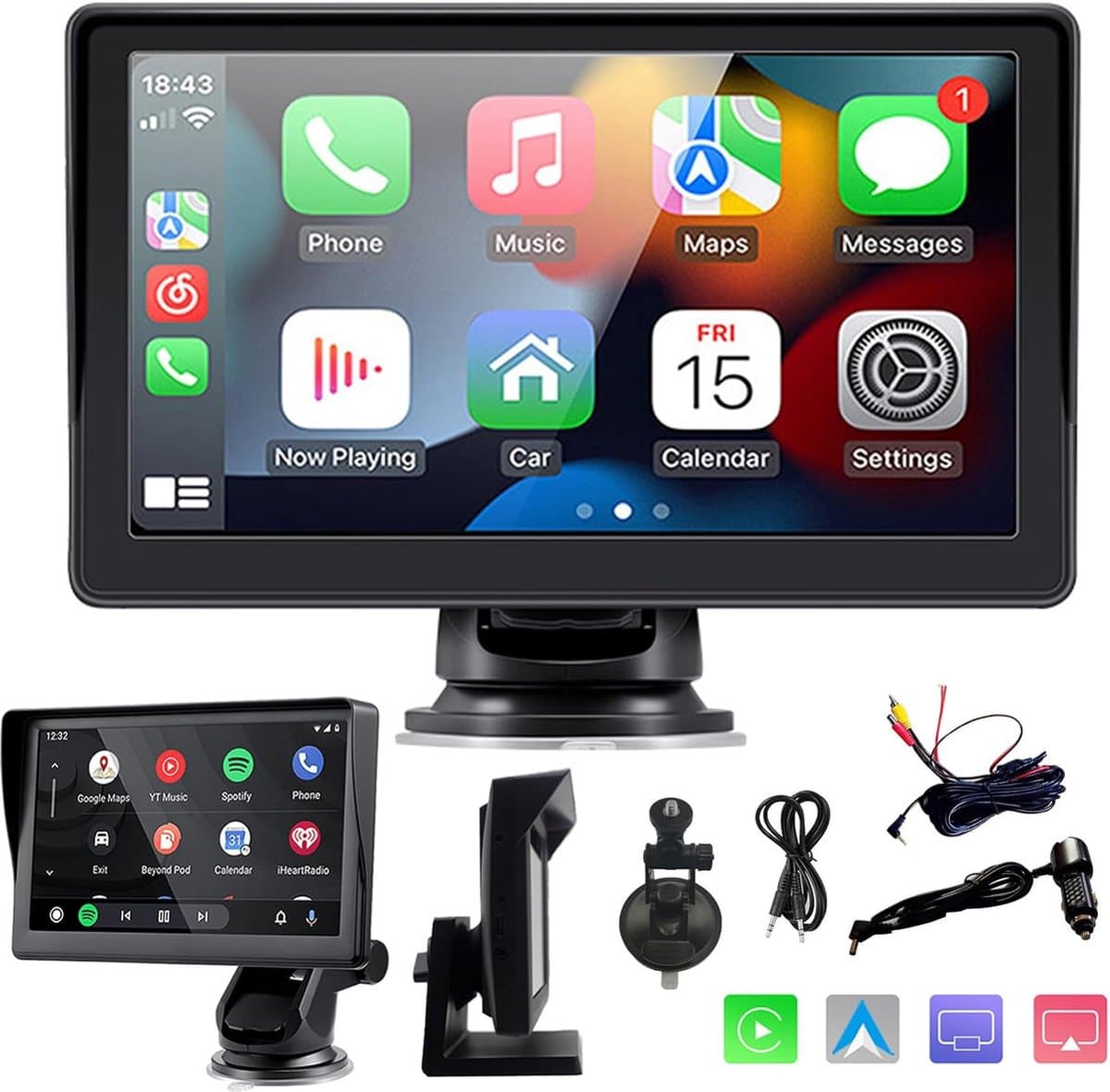 Draadloze Draagbare Tablet met Touchscreen en Ondersteuning - Android Besturingssysteem - Draagbaar Ontwerp - Krachtige Prestaties - Lange Batterijduur - Lichtgewicht - Bestel Nu!