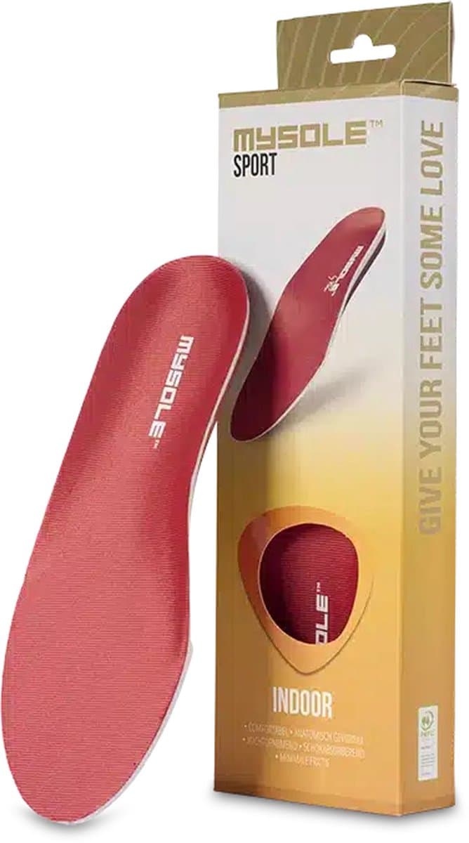 MYSOLE™ Sport Indoor - Inlegzolen voor zaalsporten - 1 paar - Maat 40