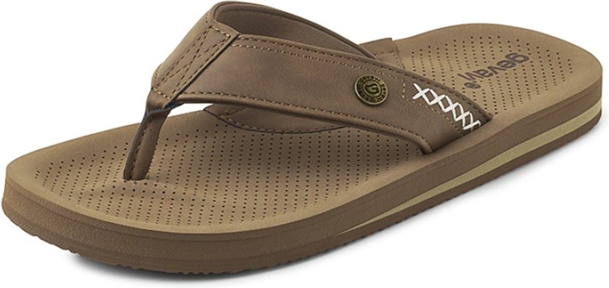 Gevavi - Timor teenslipper bruin - 43