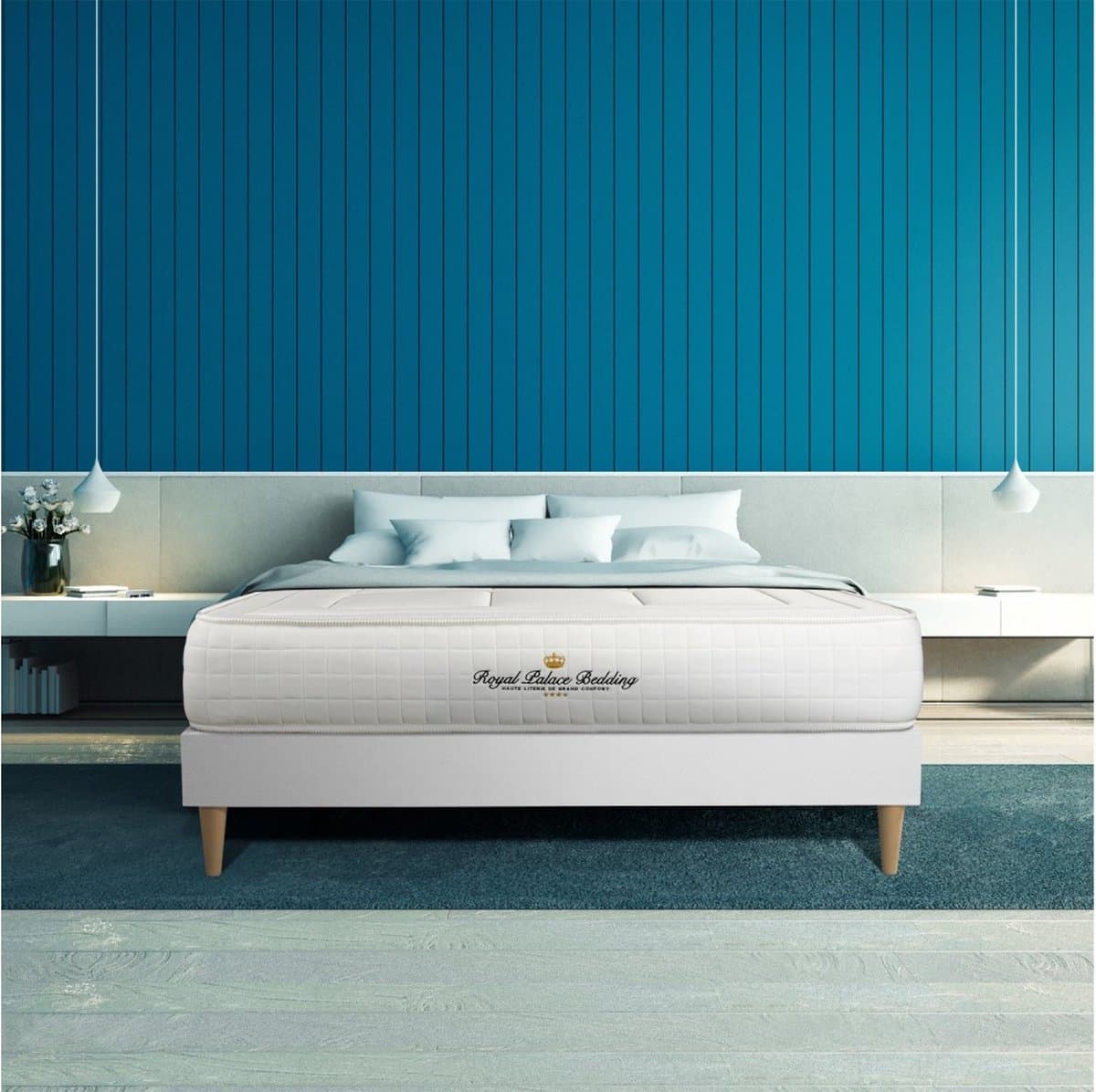 Balmoral matras 120 x 200 cm , Traagschuim , Stevig, 3 comfortzones