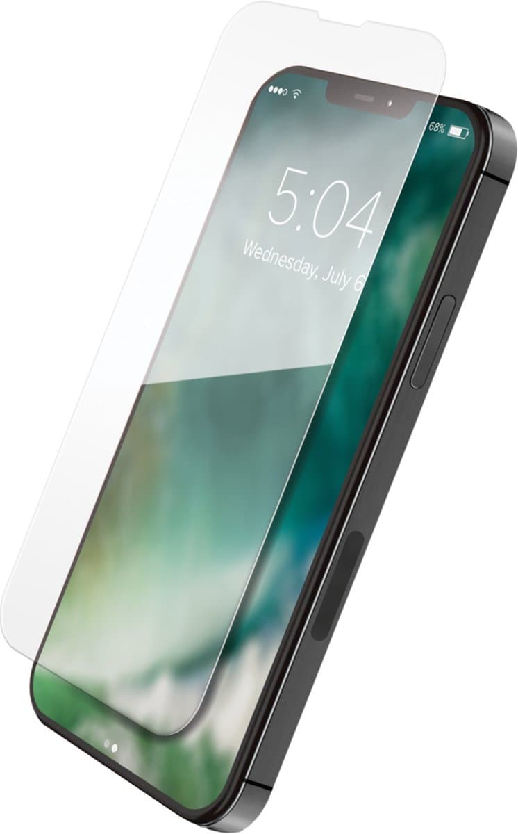 Xqisit Tough Glass CF screenprotector voor iPhone 13 mini - transparant