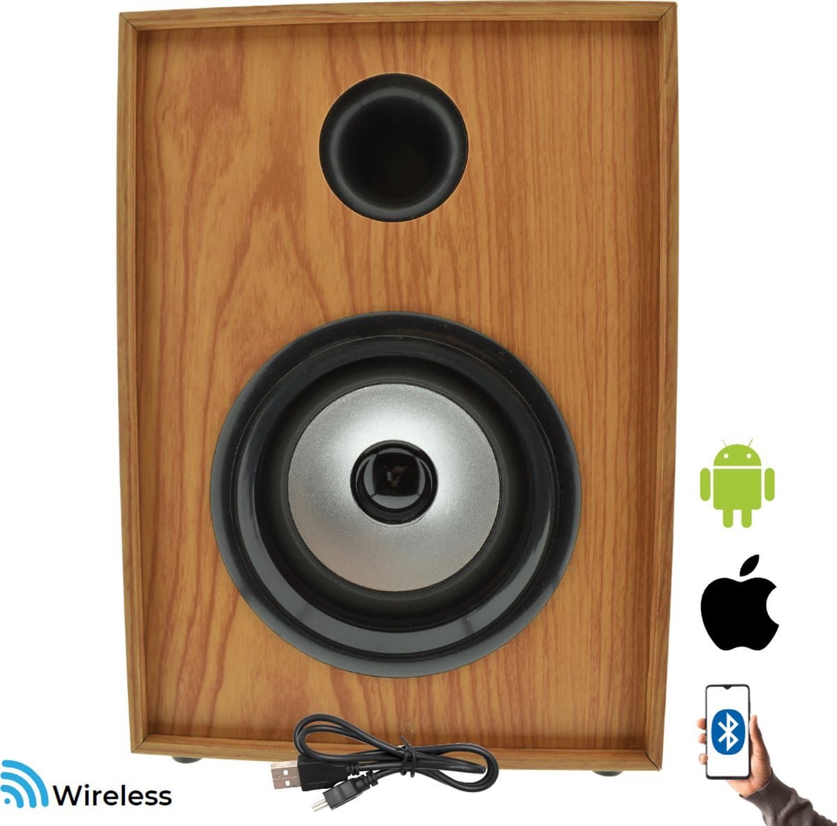 Bluetooth Speaker Houtkleur