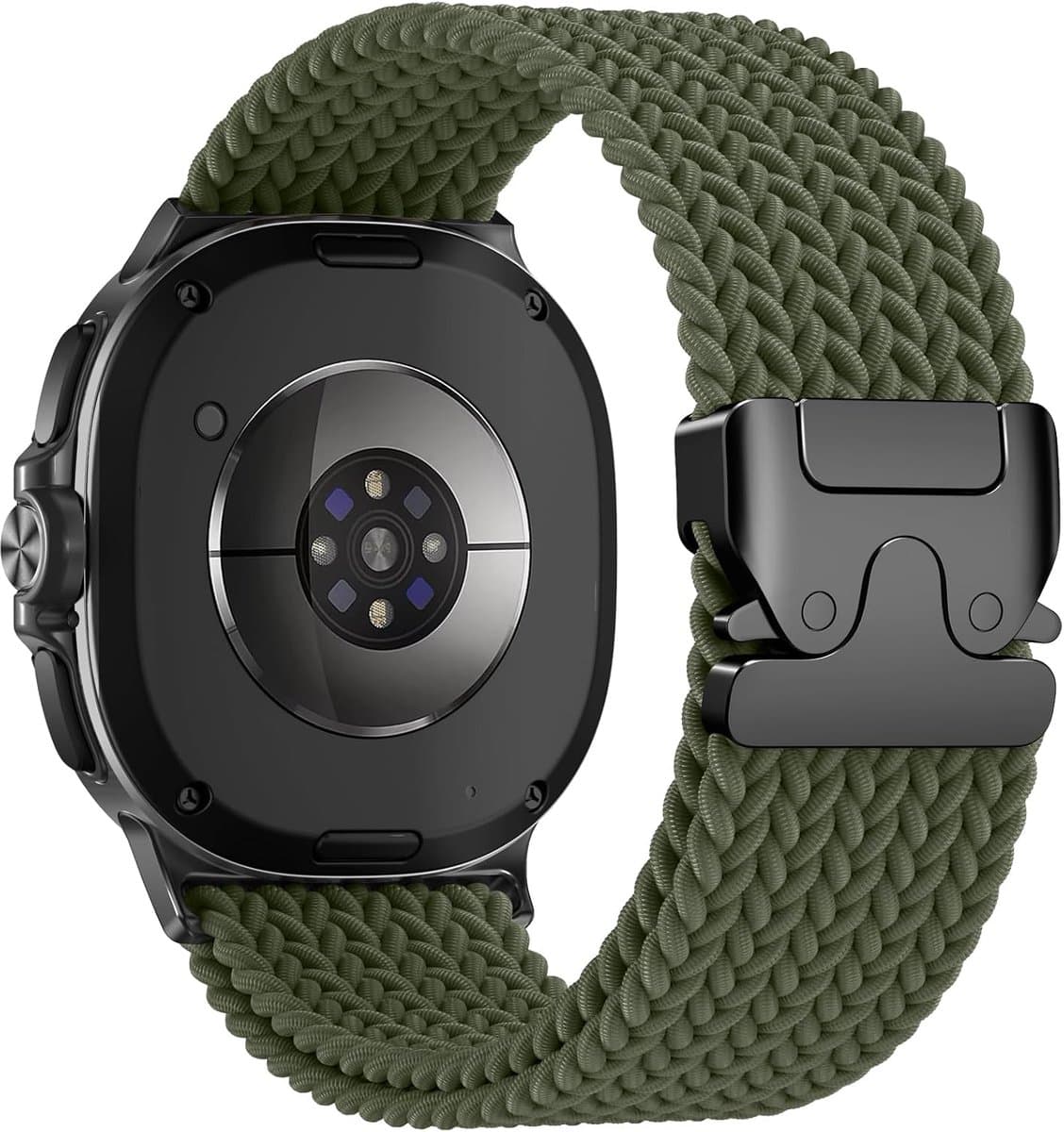 Maledan Gevlochten armband, compatibel met Samsung Galaxy Watch 8 40 mm 44 mm/8 Classic 46 mm, heren dames - ShopVlot