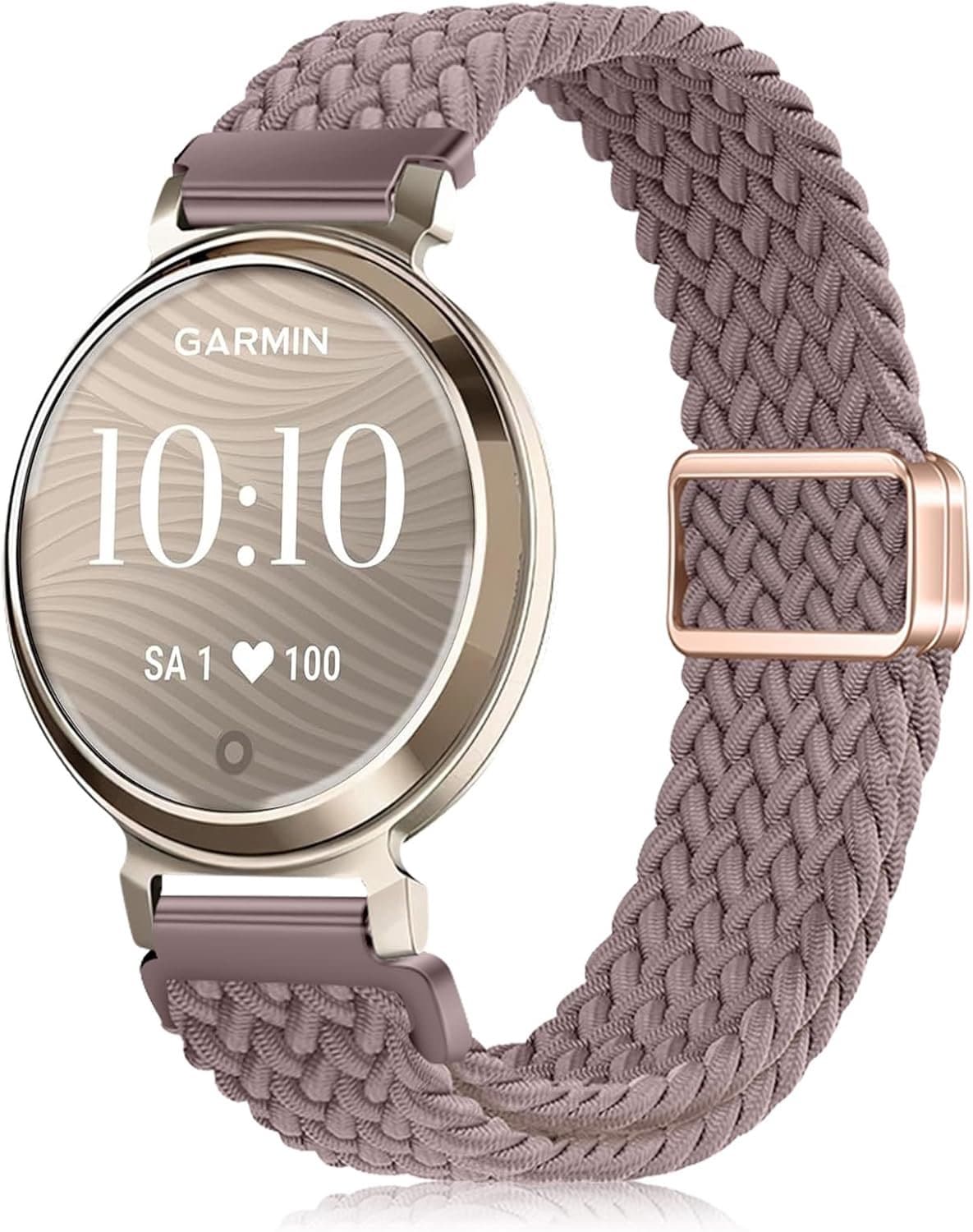 Nylon armband voor Garmin Lily 2 Active/Lily 2 - verstelbare magnetische reservearmband - unisex - ShopVlot