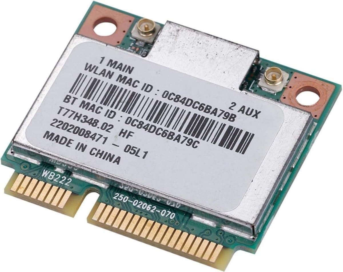 2.4G/5Ghz Dual Band Wi-Fi-kaart 300Mbps Bluetooth 4.0 Mini PCI-E Netwerkkaart AR5B22 Draadloze Netwerkkaart voor Laptops met Mini PCI-E Moederbord