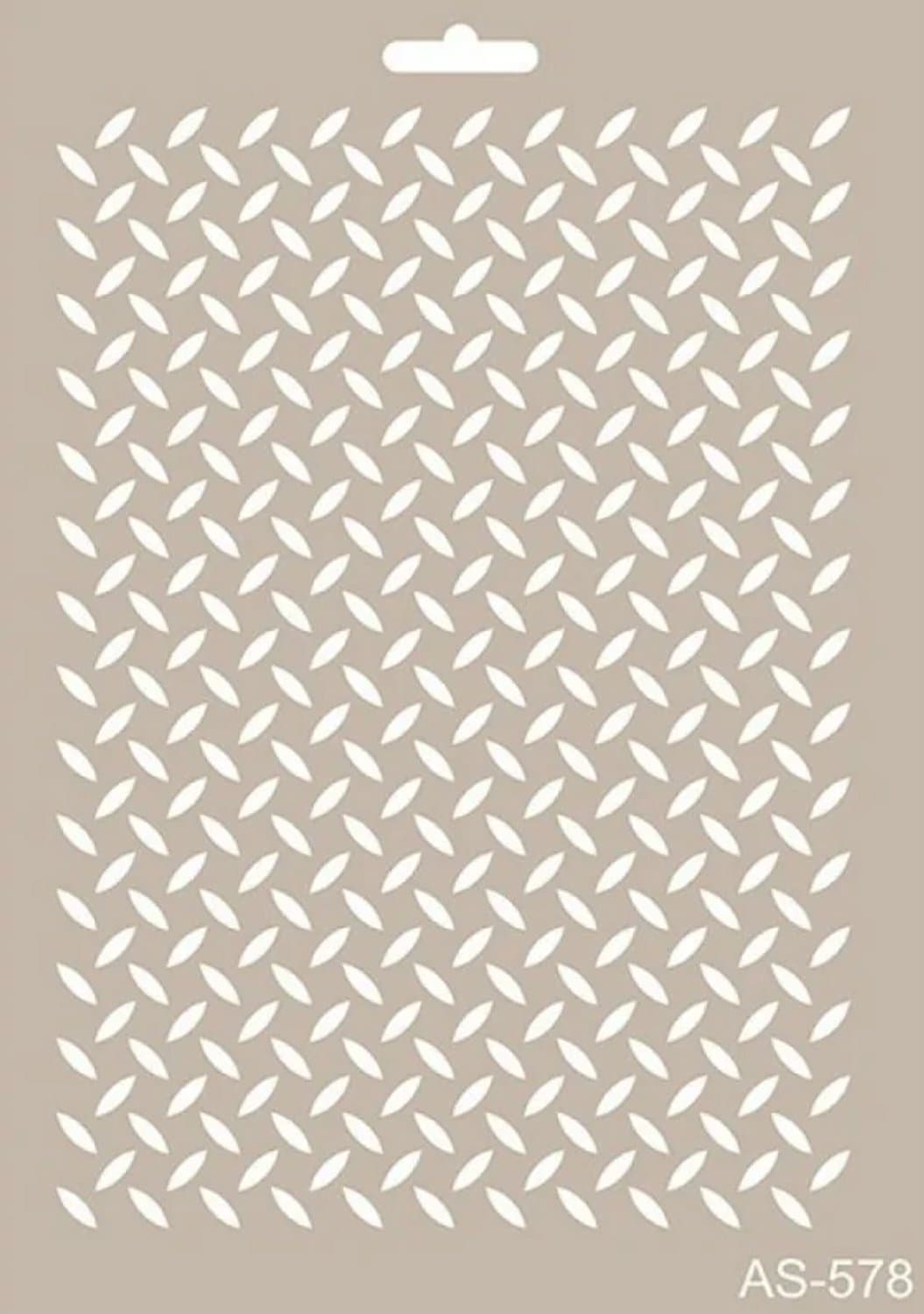 Cadence sjabloon textuur A4 - herbruikbare stencil voor hobby.