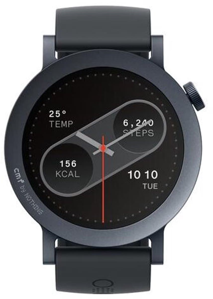 CMF By Nothing Pro 2 - Smartwatch - 45 mm - Donker Grijs