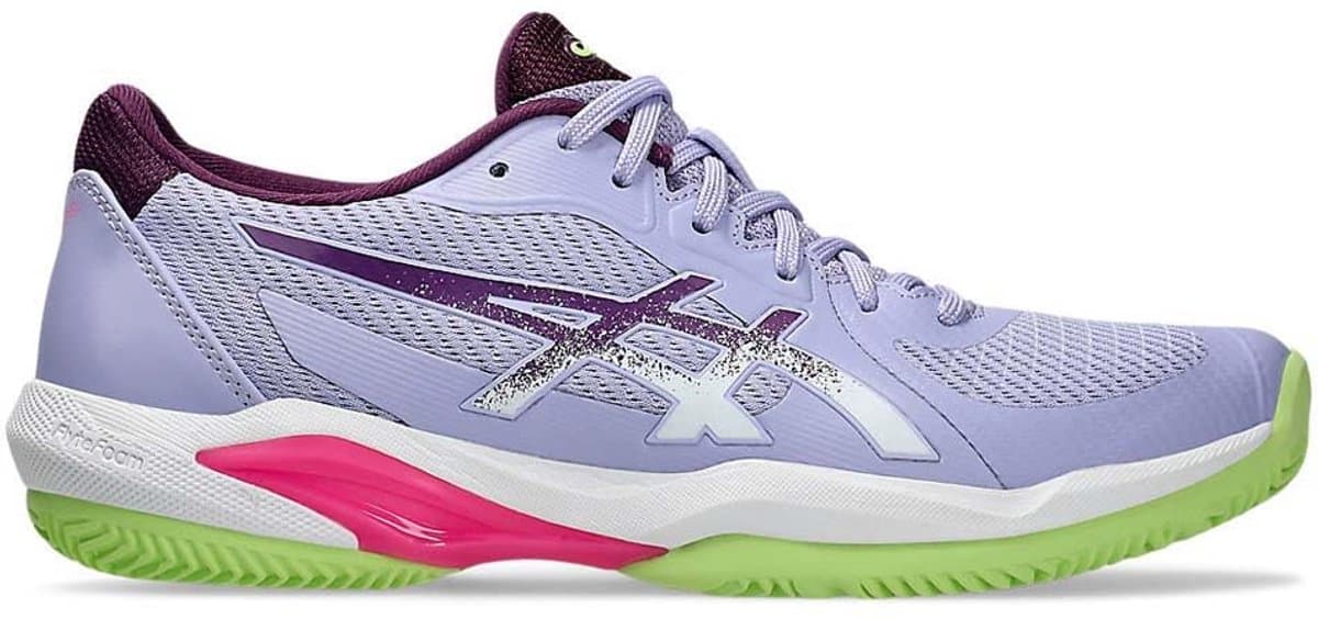 ASICS SOLUTION SWIFT FF 2 PADEL - Padel Schoenen - Fuchsia Purple White - Maat 40
