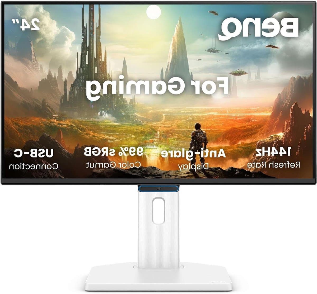Kantoor Monitor - FHD Scherm - Thuiswerken Comfort - Oogbescherming Technologie - 238 Inch - Wit