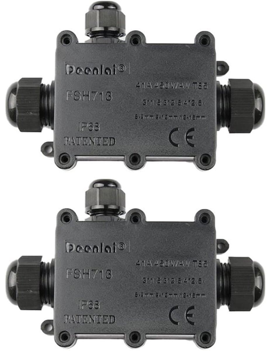 Aansluitdoos waterdicht - elektrische connector